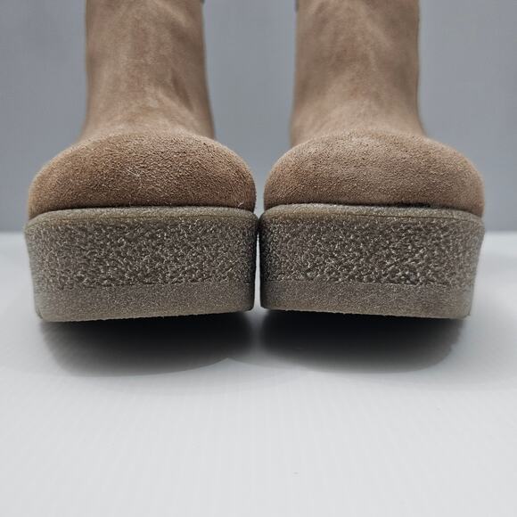 Cordani Finley Ankle Bootie Womens EU 40 Fango Tan Suede Platform Heel Lug Sole - Picture 7 of 14